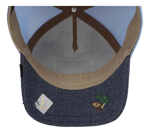 Gorra Goorin Bros 101-1281 Silky Goat Denim Azul Mezclilla U