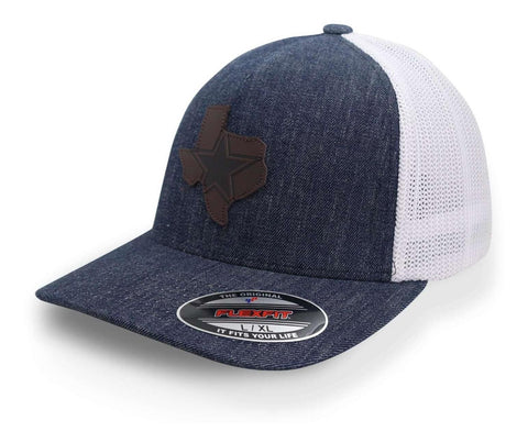 Gorra Hooey Blue And White Trucker Deep State Azul Cerrada