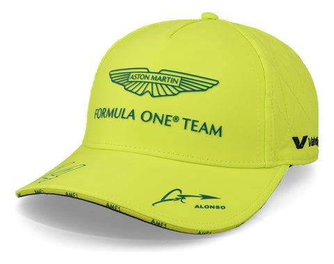 Gorra Aston Martin Rp Alonso Team Lime Unitalla