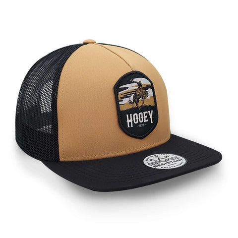 Gorra Hooey Cheyenne 5 Panel Trucker Patch Café Uni