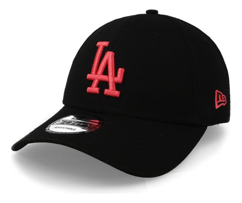 Gorra New Era 9 Forty MLB Dodgers League Essential Negro Unitalla