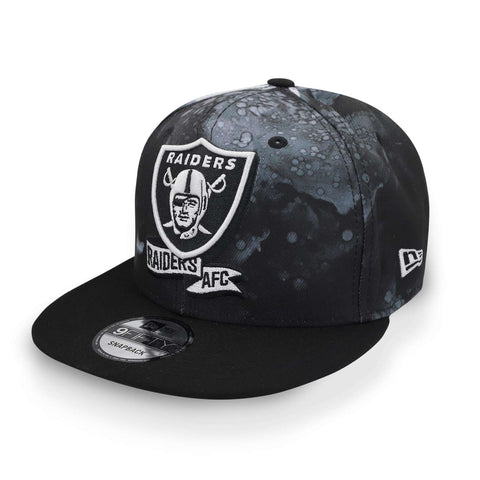 Gorra New Era 9 Fifty NFL Raiders Sideline Bicolor Negro Unitalla