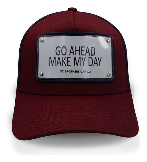 Gorra GC Brothers Go Ahead Make My Day Vino/marino Unitalla