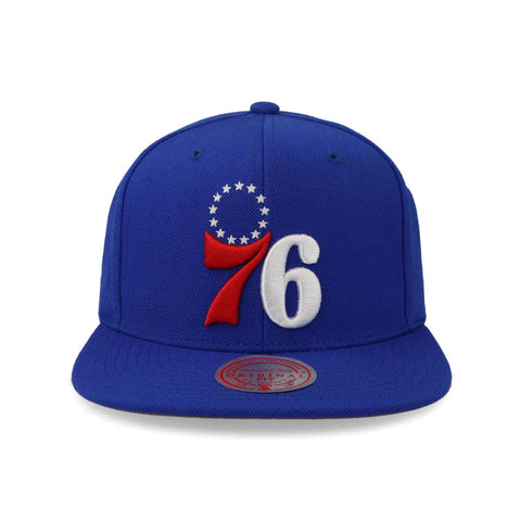 Gorra Mitchell & Ness NBA Team Ground Snap 76ers Azul Uni