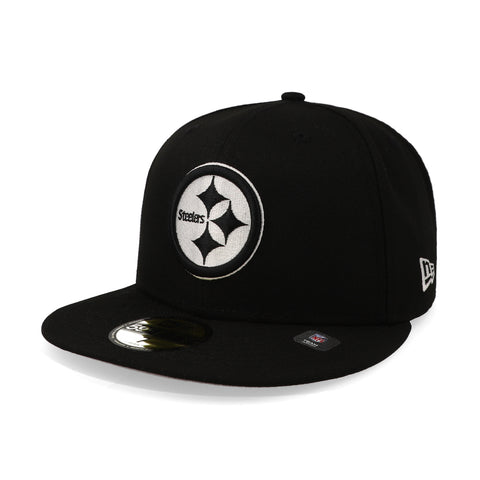 Gorra New Era 59 Fifty NFL Steelers League Basic Cerrado