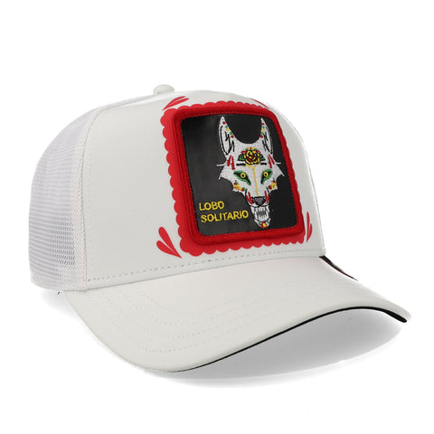 Gorra Goorin Bros 101-1348 Día del Lobo White Unitalla