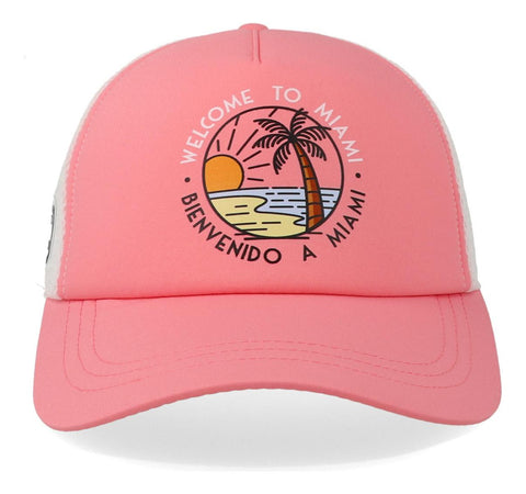 Gorra Formula 1 Fw Pastel Miami Trucker Rosa Pastel Unitalla