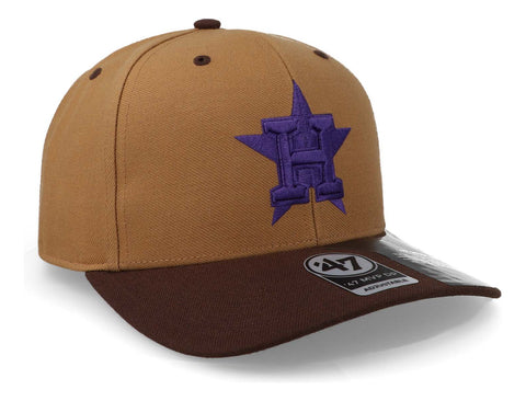 Gorra '47 MLB Astros Replica Cold Zone MVP DP Camel Unitalla