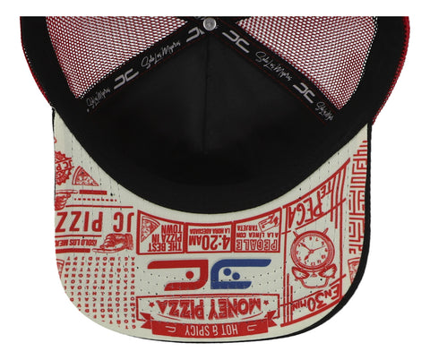 Gorra Jc Hats Jc Pizza 1673 Curve Mesh Beige Unitalla