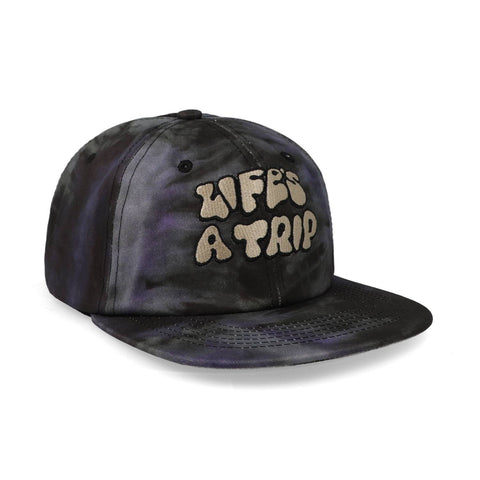 Gorra Rip N Dip Lifes A Trip 6 Panel Tie Dye Negro Uni