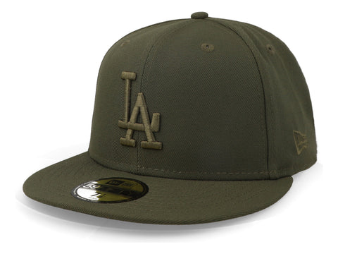 Gorra New Era 59 Fifty MLB Dodgers Core Verde Cerrada