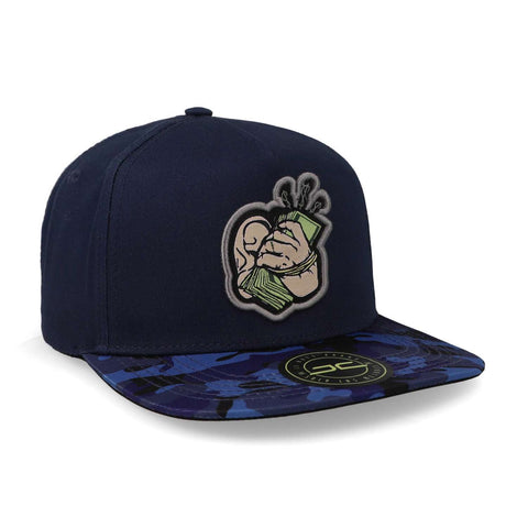 Gorra Jc Hats Hi Money 1676 Azul Camo Unitalla