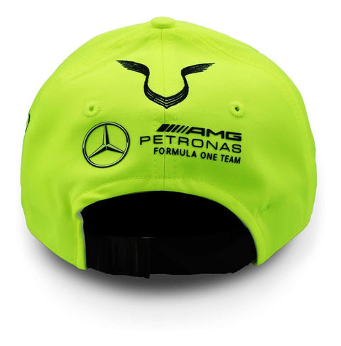 Gorra Merceds Benz Amg Neon Party 2022 Amarillo Unitalla