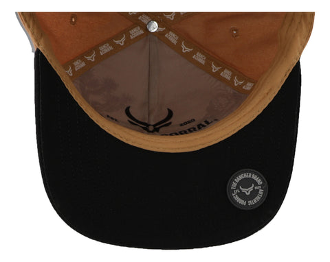 Gorra Ranch & Corral Retro 08 Rco08 Beige/negro Unitalla