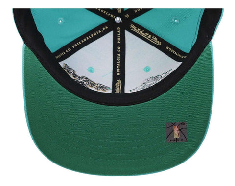 Gorra Mitchell And Ness Nba Piramid Mexico Spurs Aqua Unital