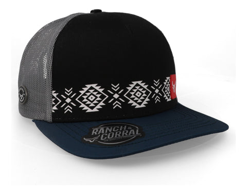 Gorra Ranch & Corral Navajo 20 Rcn20 Negro/blanco Unitalla