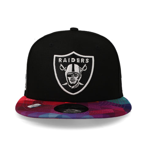 Gorra New Era 9 Fifty NFL Raiders Crucial Catch 23 Negro Unitalla