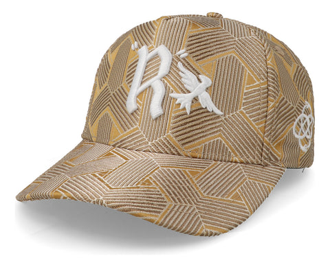 Gorra Reference Luxe Gold Geometric Ref427 Oro Unitalla