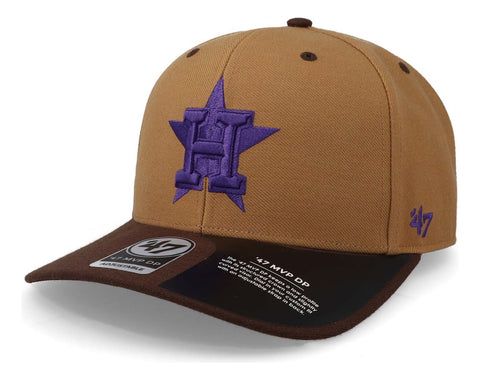 Gorra '47 MLB Astros Replica Cold Zone MVP DP Camel Unitalla