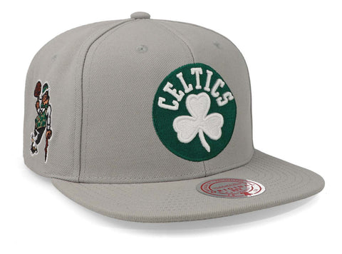 Gorra Mitchell & Ness NBA Celtics Gris/Verde Unitalla