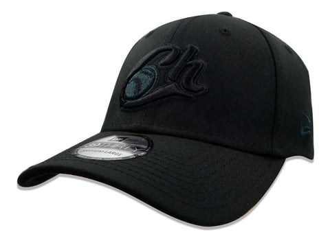 Gorra New Era 39 Thirty LMB Charros Black On Black Cerrada