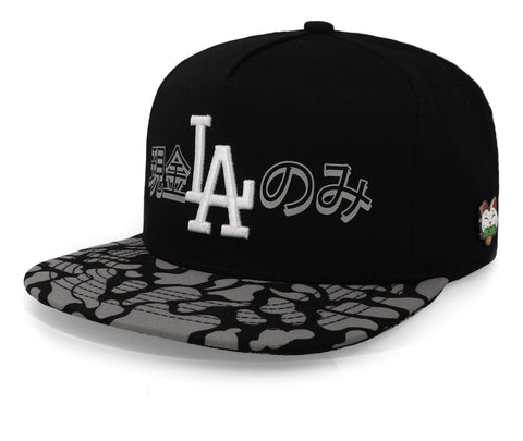 Gorra Cash Only La Camu Reflective Plana Blk/wht Osf 1001 Un