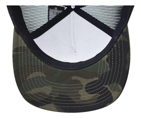 Gorra Rvca Va Brim Trucker Curva Camo Unitalla