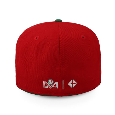 Gorra New Era  59 Fifty México Serie del Caribe Away 24 Rojo