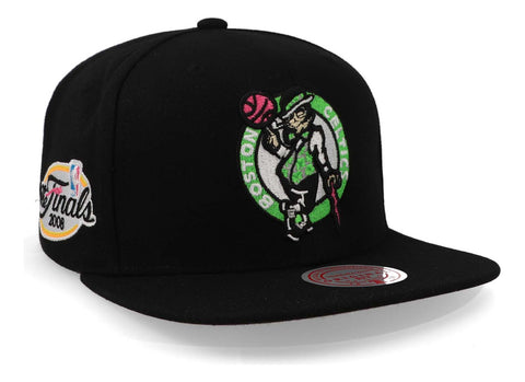 Gorra Mitchell & Ness Nba Neon Tropical Celtics Negro Unital