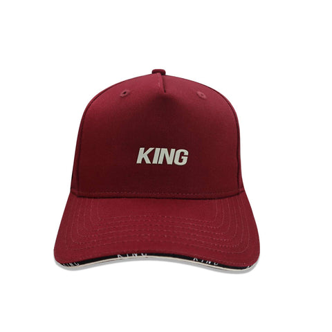 Gorra King London Stepney Peak Oxblood Vino Unitalla