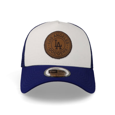 Gorra New Era 9Forty MLB Dodgers Team Patch Trucker Azul