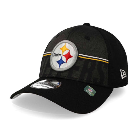 Gorra New Era 39 Thirty NFL Steelers Training 23 Cerrada
