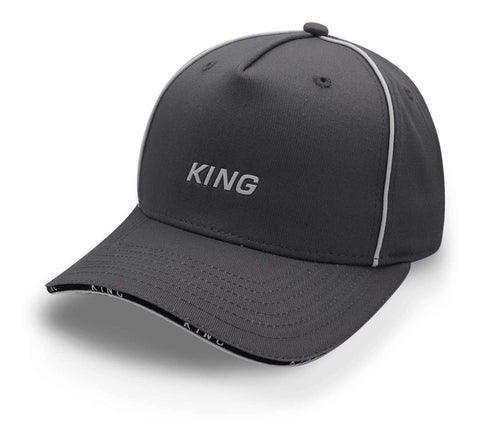 Gorra King London Stepney Curved Peak Gris Unitalla
