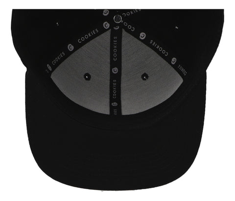 Gorra Cookies Full Clip Embroidery Applique Negro Unitalla