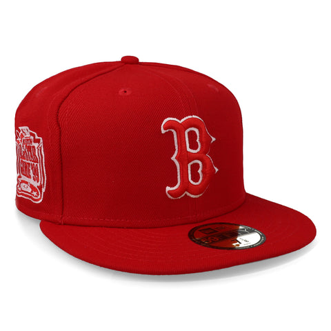 Gorra New Era 59 Fifty MLB Red Sox Eg Sp Rojo/Blanco Cerrado