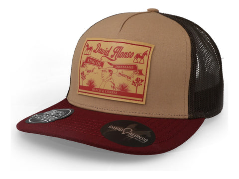 Gorra Ranch & Corral David Alonso 19 Da19 Natural/guindo Uni