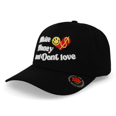 Gorra Problematic Money Love Curva Negro Unitalla