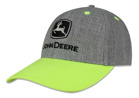 Gorra John Deere Lp 76456 Gris/amarillo Neon Unitalla
