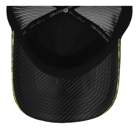 Gorra All In Horsepower Trucker Negro Con Verde Unitalla