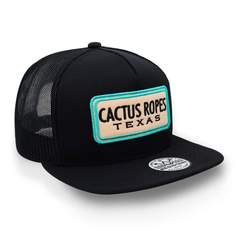 Gorra Hooey Cactus Ropes Cr063 Negro Unitalla