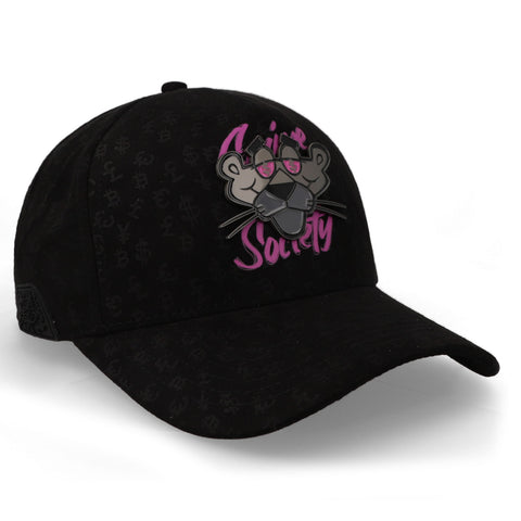Gorra Cash Only Pantera Rosa Full Print Negro Uni
