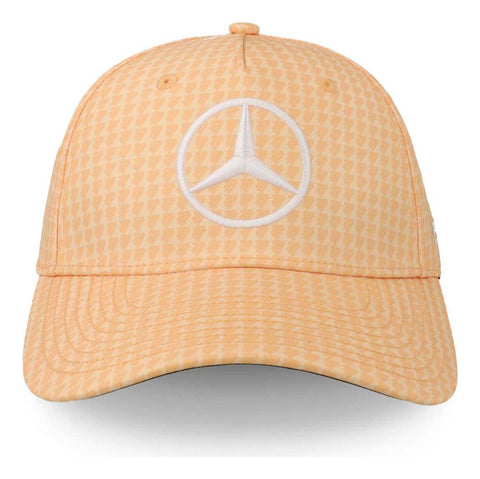 Gorra Mercedes Benz Mapf1 Hamilton Col Driver Naranja Pastel
