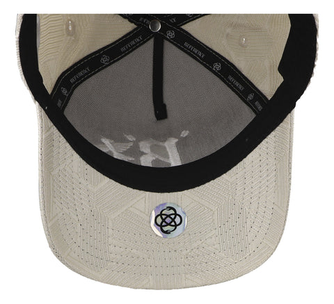 Gorra Reference Luxe Silver Geometric Ref428 Blanco Unitalla