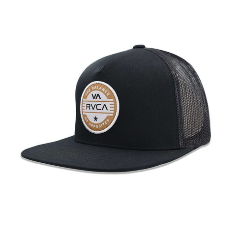 Gorra RVCA Trucker Interestate Negro Unitalla