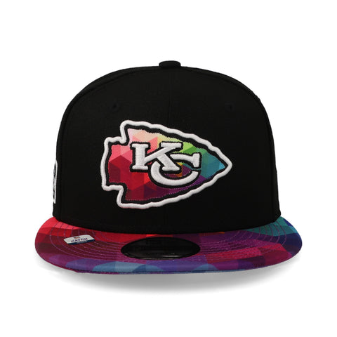 Gorra New Era 9 Fifty NFL Chiefs Crucial Catch 23 Negro Unitalla