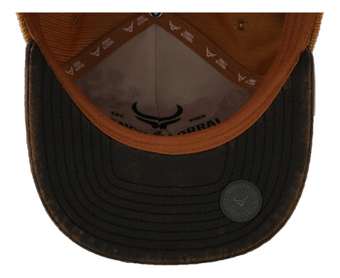 Gorra Ranch & Corral Youth 15 Rcyt15 Café/negro Unitalla