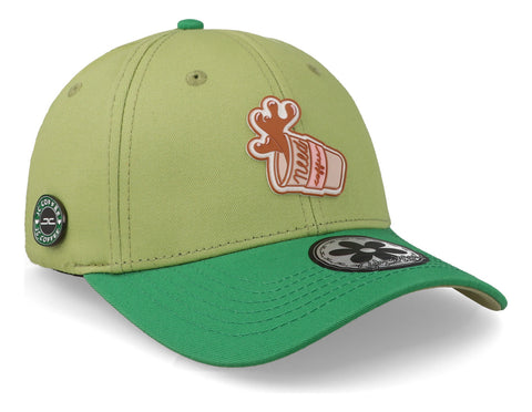 Gorra Jc Hats Coffee Lover 1893 Curve Verde Unitalla