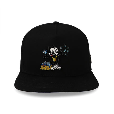 Gorra Cash Only 23 Felix Cat Negro Unitalla