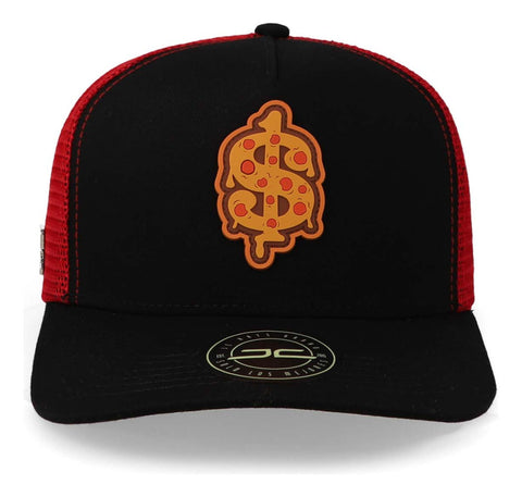 Gorra Jc Hats Jc Pizza 1672 Curve Mesh Negro Unitalla