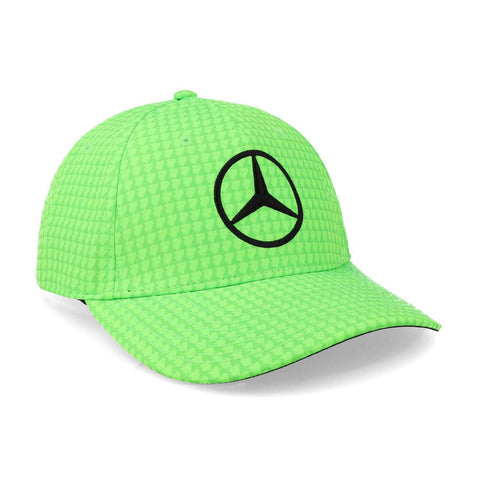 Gorra Mercedes Hamilton British Edition Verde Neon Uni